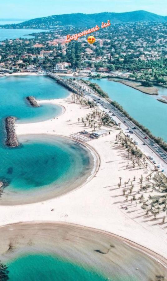 F2/4 Pers Plage-Commerces A Pieds-Parking Prive Saint Aygulf Exteriér fotografie